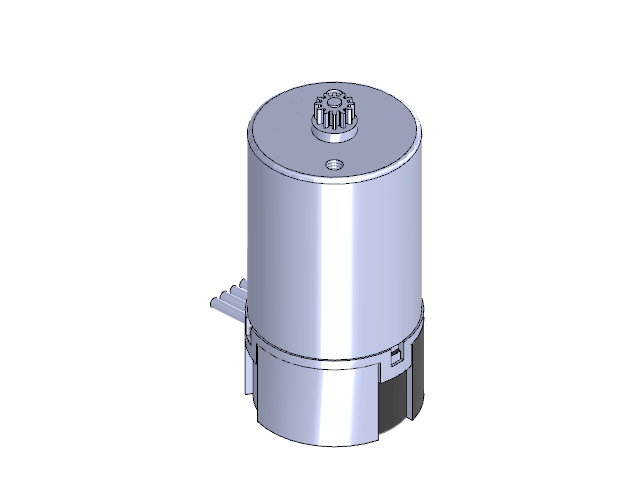 25D mm Motor with 48 CPR Encoder (no gearbox)