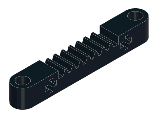 Technic Gear Rack 1 × 7