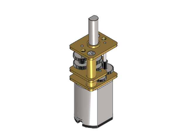 Micro Metal Gearmotor 1000:1 (precious-metal brushes)
