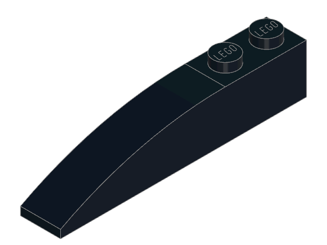 LEGO Brick Curved 6 × 1 (42022)