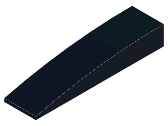LEGO Brick Curved 8 × 2 No Studs (42918)