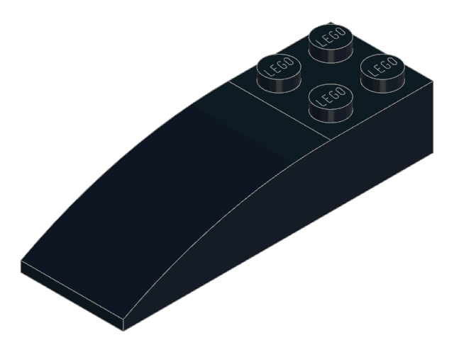 LEGO Brick Curved 6 × 2 (44126)