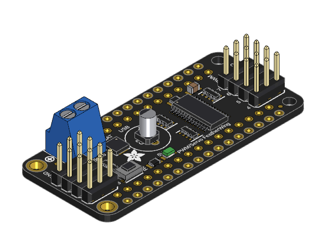 8-Channel PWM/Servo FeatherWing
