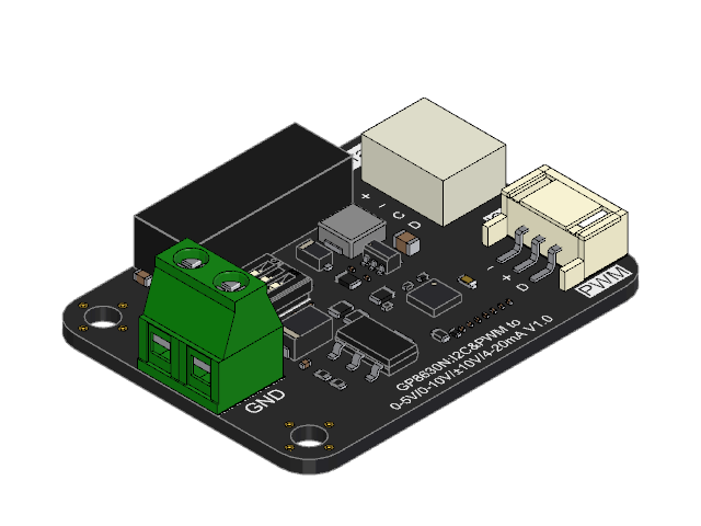 GP8630N I2C/PWM to ±10V / 4-20mA DAC Module