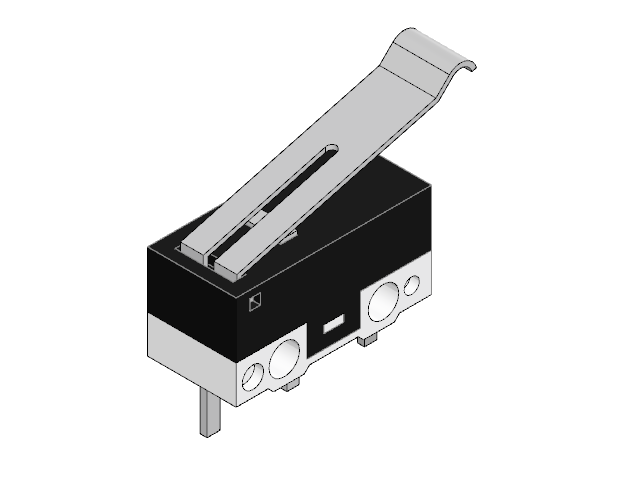 Microswitch SPDT, Vertical