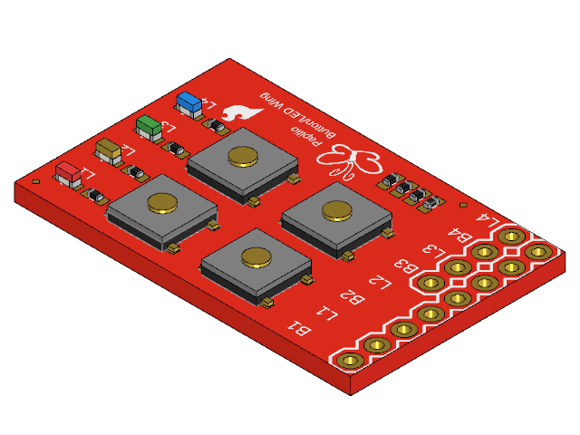 SparkFun Papilio Button LED Wing