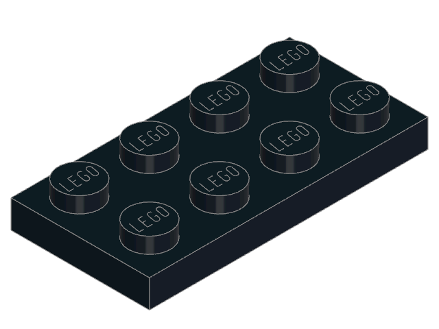 LEGO Plate 2 × 4 (3020)
