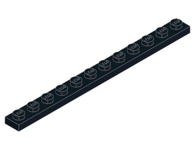 LEGO Plate 1 × 12 (60479)