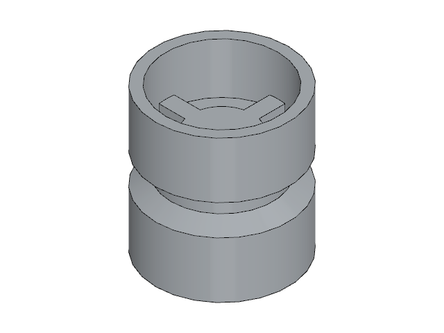 LEGO Wheel 11 × 12 with Hole Notched for Wheels Holder Pin (6014b)