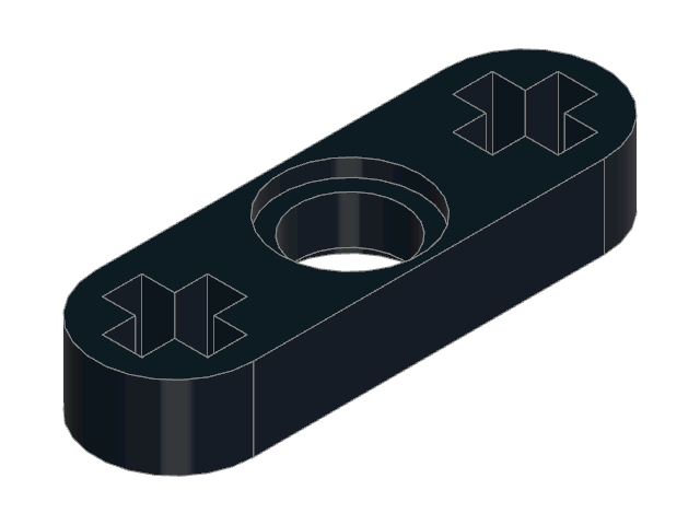 LEGO Technic Beam 1 × 3 Thin (6632)