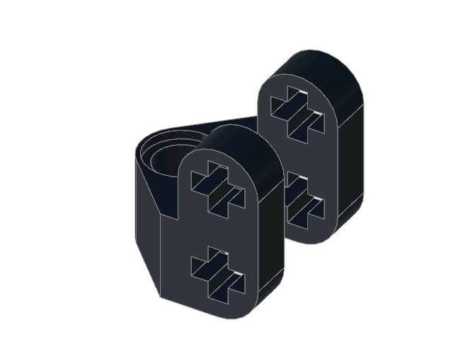 LEGO Technic Axle and Pin Connector Perpendicular Split (92907)