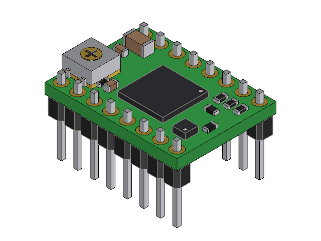 TB67S579FTG Compact Stepper Motor Driver Carrier