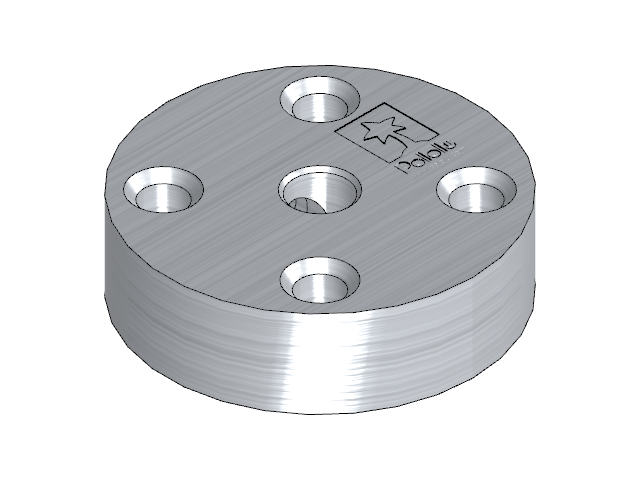Universal Mounting Hub, 3mm shaft, #4-40 holes