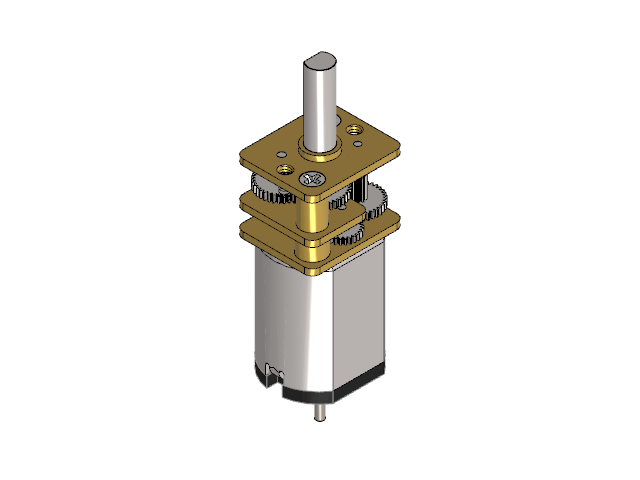 Micro Metal Gearmotor, extended motor shaft (carbon brushes)