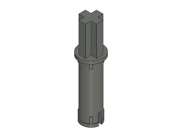 LEGO Technic Axle Pin 3L with Friction Ridges Lengthwise and 1L Axle (11214)