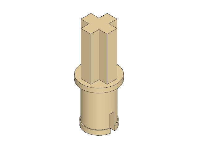 LEGO Technic Axle Pin without Friction Ridges Lengthwise (3749)