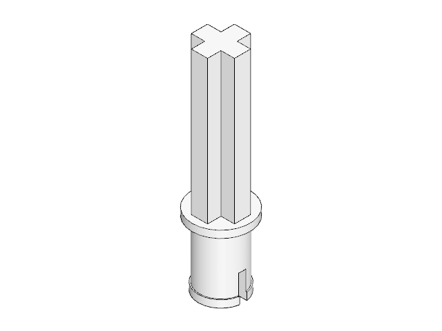 LEGO Technic Axle Pin 3L without Friction Ridges and 2L Axle (65249)