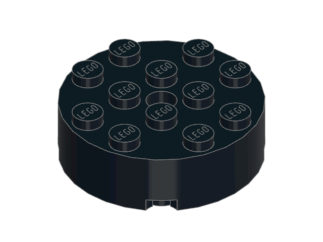 LEGO Brick Round 4 × 4 Centre Hole (87081)