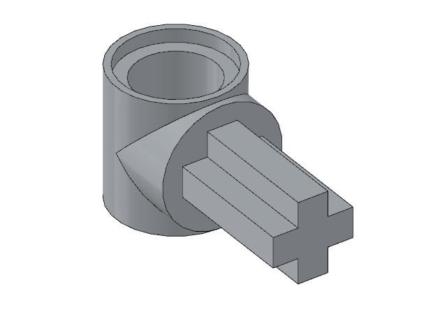LEGO Technic Pin Connector Hub with 1 Axle (22961)