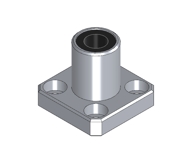 LMK6UU Flanged Linear Bearing