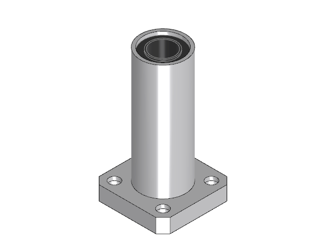 LMK10LUU Flanged Linear Bearing