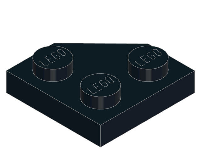 LEGO Wedge Plate 2 × 2 Cut Corner (26601)