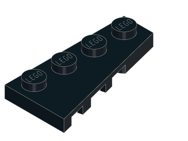 LEGO Wedge Plate 4 × 2 Left (41770)