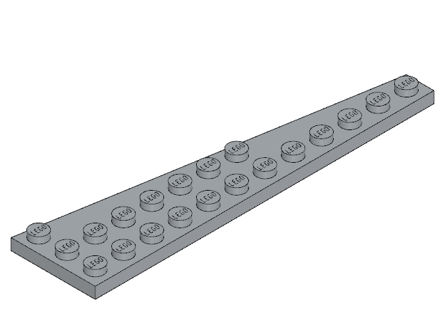 LEGO Wedge Plate 12 × 3 Right (47398)