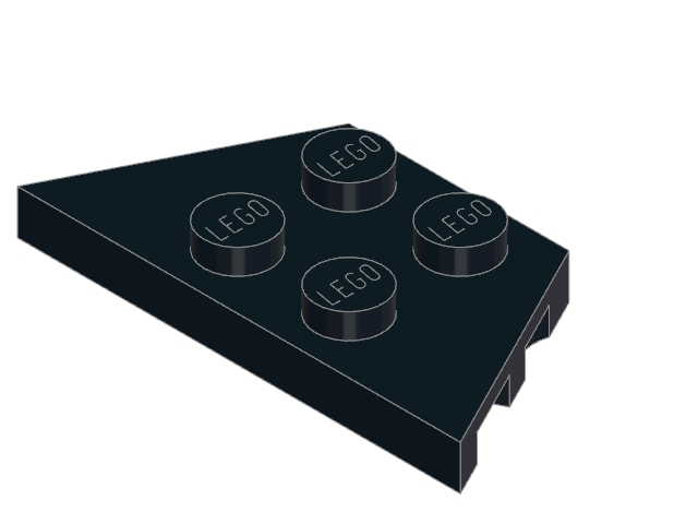 LEGO Wedge Plate 2 × 4 (51739)