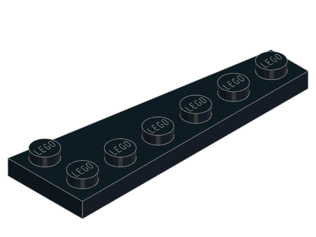 LEGO Wedge Plate 6 × 2 Right (78444)