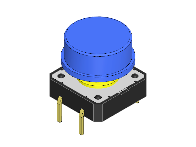 Panel Button, 12 mm