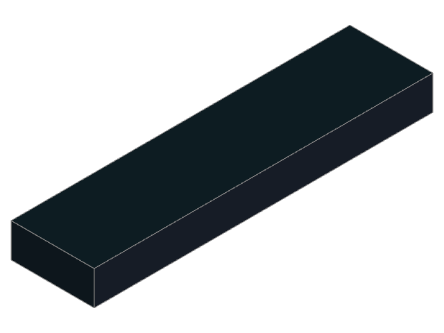 LEGO Tile 1 × 4 (2431)