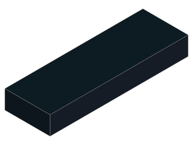 LEGO Tile 1 × 3 (63864)