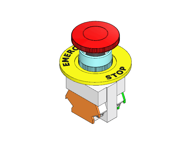 Emergency Stop LAY 37 (with disk)