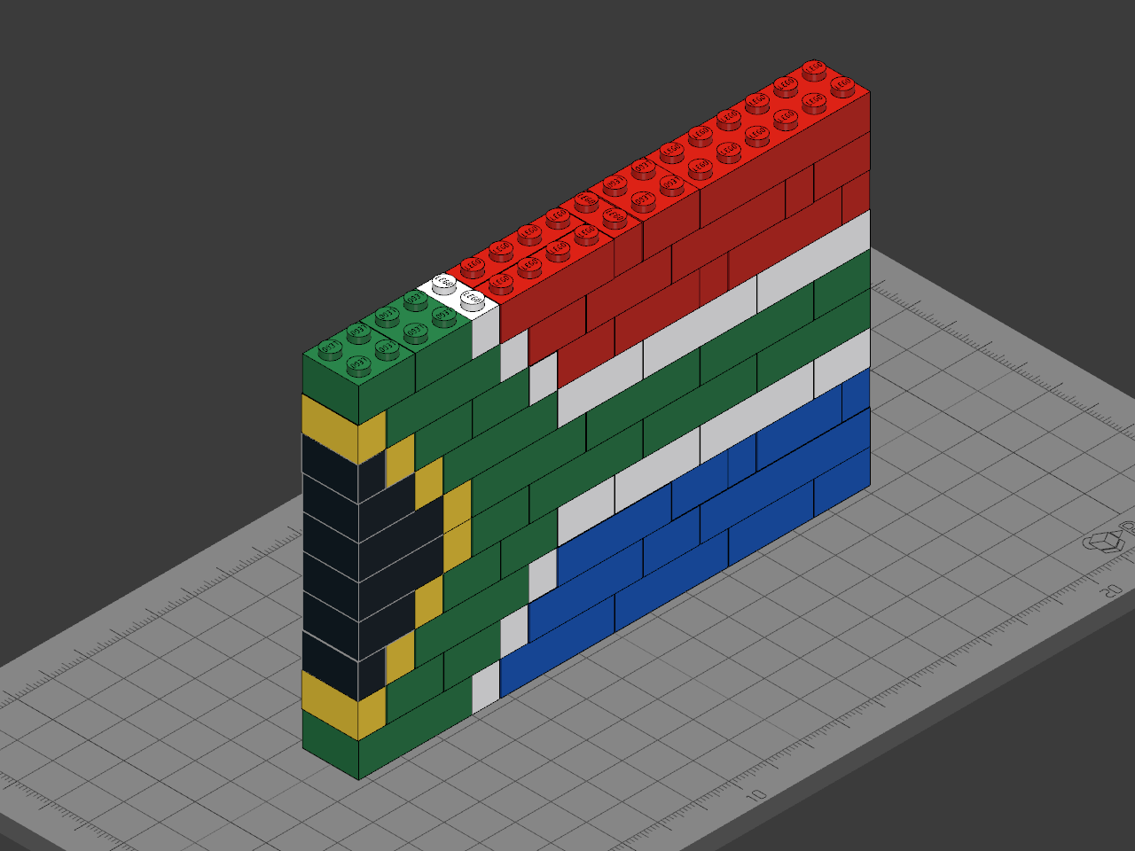 South African Flag (LEGO 1869)
