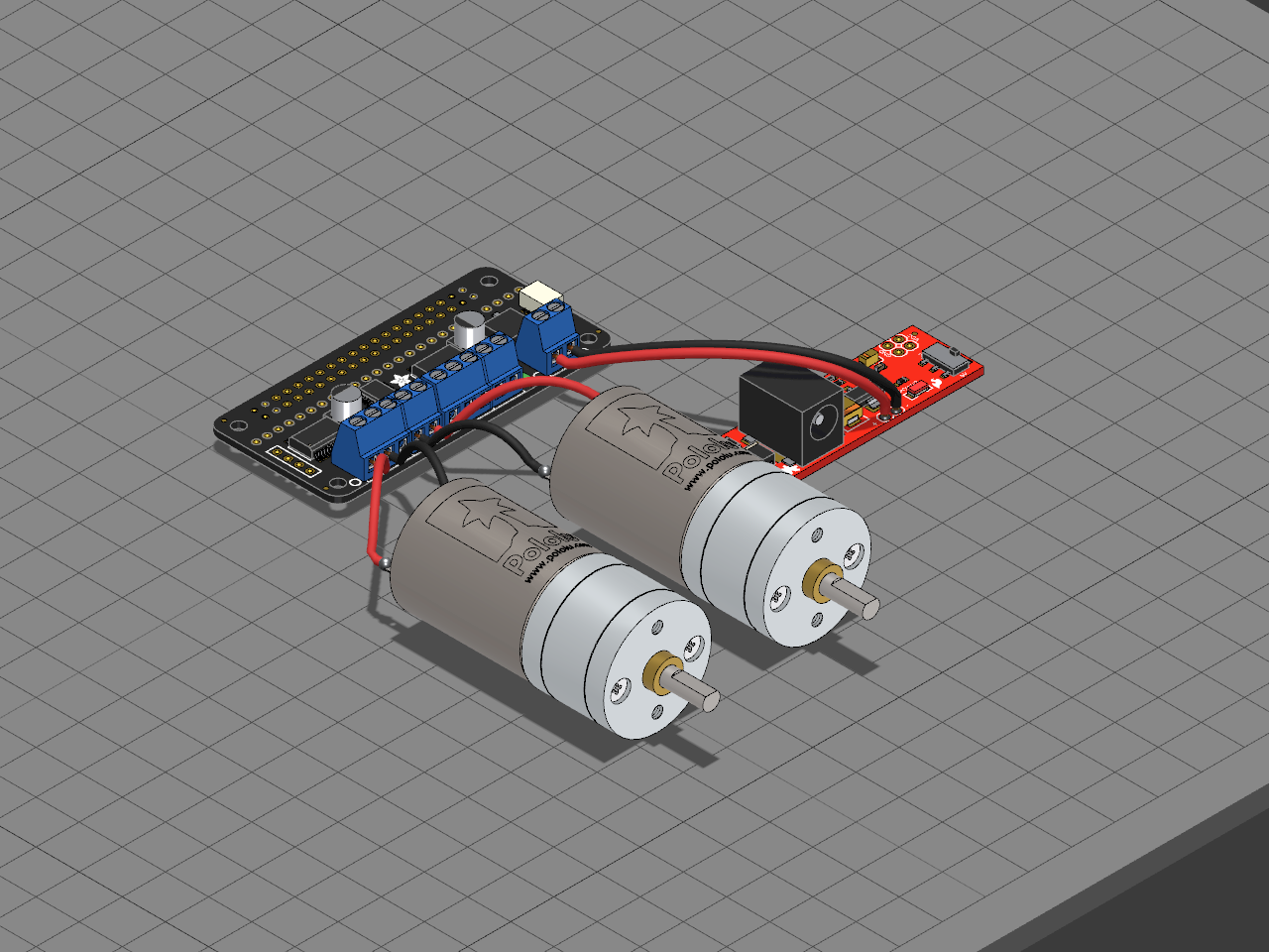 Gearmotors on a Motor Bonnet