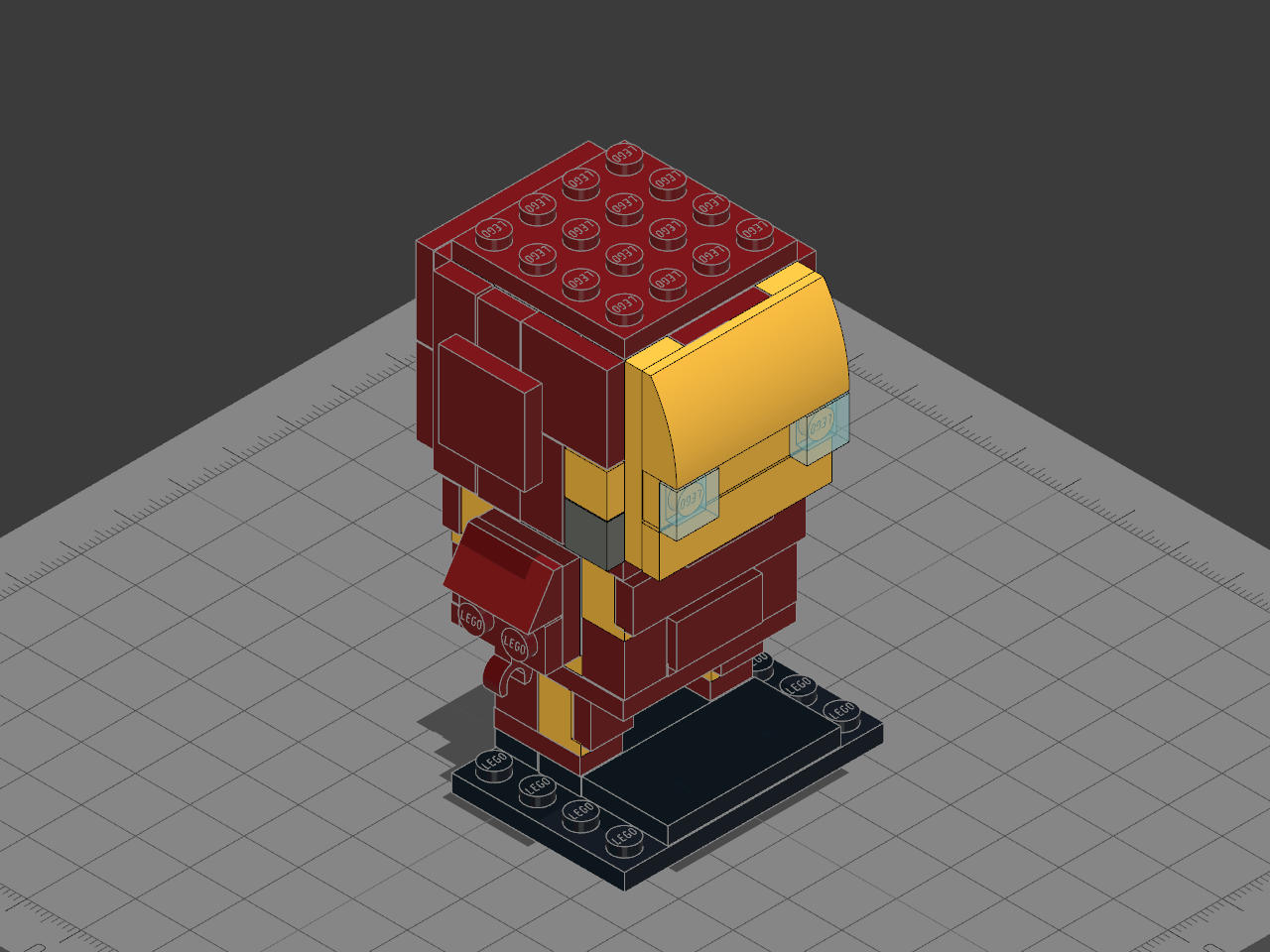 Iron Man (LEGO BrickHeadz 41590)