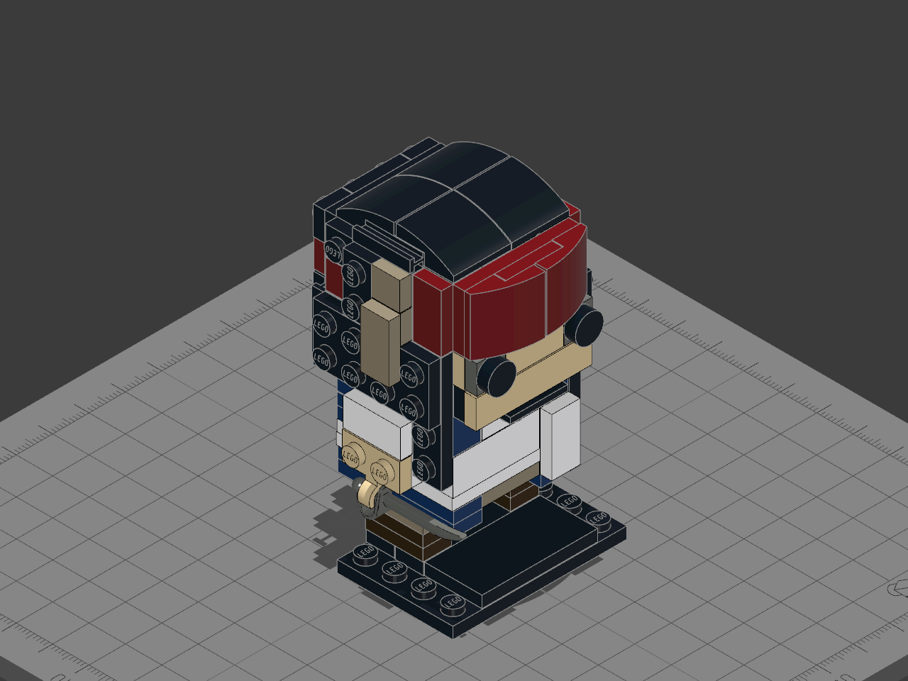 Captain Jack Sparrow (LEGO BrickHeadz 41593)